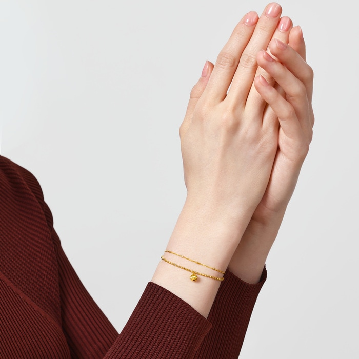 Solid Gold Bracelet | Chow Sang Sang Jewellery | Essence | 95738B - 3