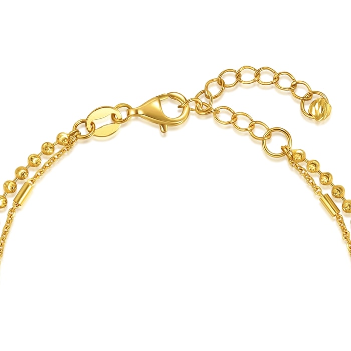 999黃金 手鍊 | 周生生珠寶 | Essence「永」 | 95738B - 5