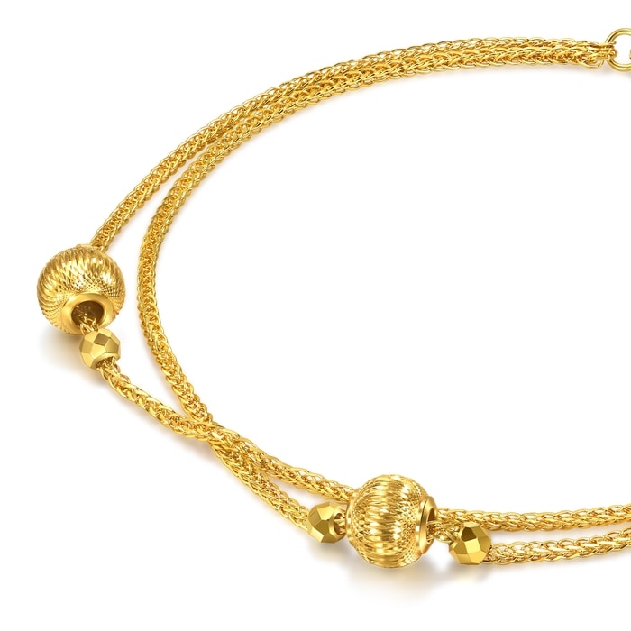 Solid Gold Bracelet | Chow Sang Sang Jewellery | Essence | 95739B - 4