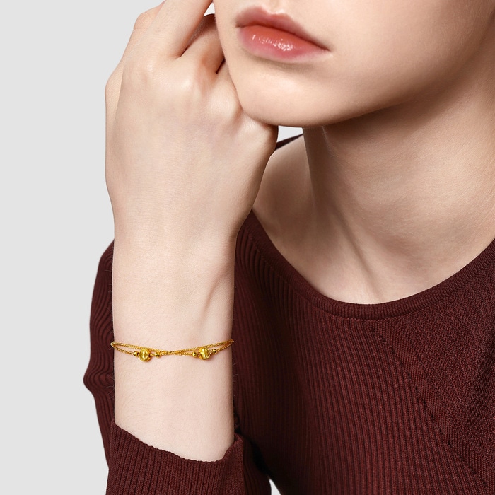 Solid Gold Bracelet | Chow Sang Sang Jewellery | Essence | 95739B - 2