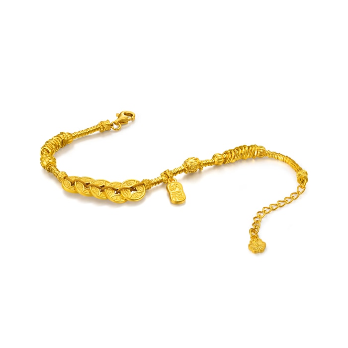 Solid Gold Bracelet | Chow Sang Sang Jewellery | Cultural Blessings | 95773B - 7