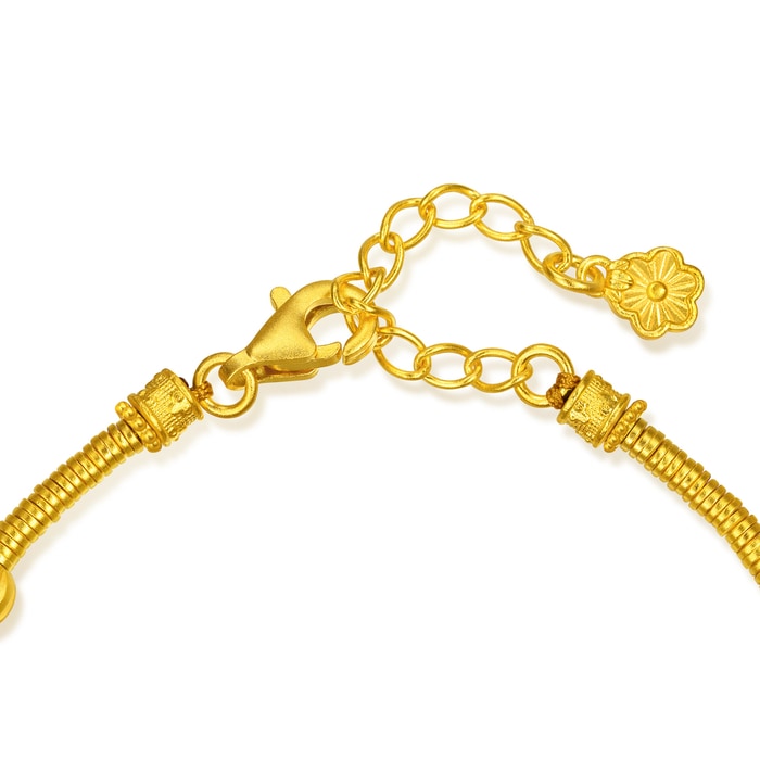Solid Gold Bracelet | Chow Sang Sang Jewellery | Cultural Blessings | 95773B - 6