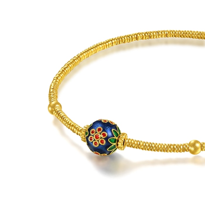 Solid Gold Bracelet | Chow Sang Sang Jewellery | Cultural Blessings | 95775B - 5
