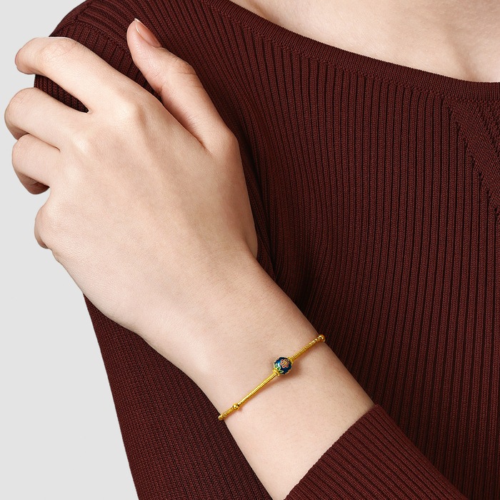 Solid Gold Bracelet | Chow Sang Sang Jewellery | Cultural Blessings | 95775B - 2