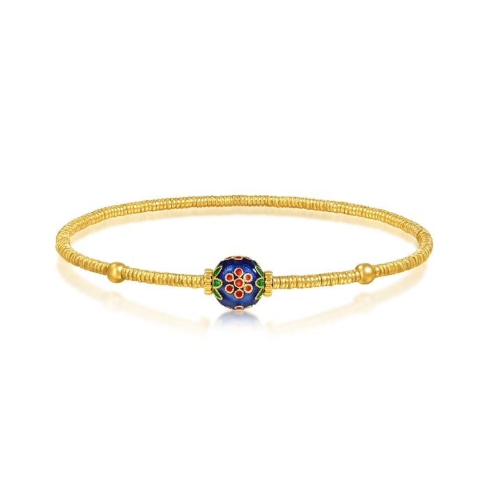 Solid Gold Bracelet | Chow Sang Sang Jewellery | Cultural Blessings | 95775B - 1