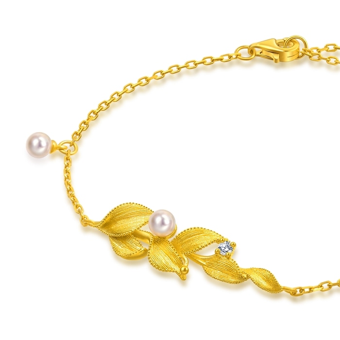 Solid Gold Bracelet | Chow Sang Sang Jewellery | 95794B - 5