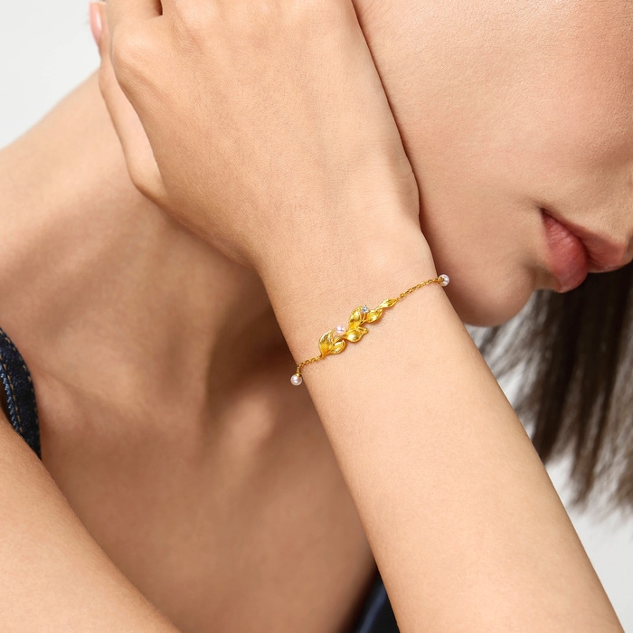 Solid Gold Bracelet | Chow Sang Sang Jewellery | 95794B - 2