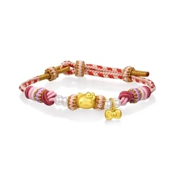 'Hello Kitty' 999 Gold Bracelet
