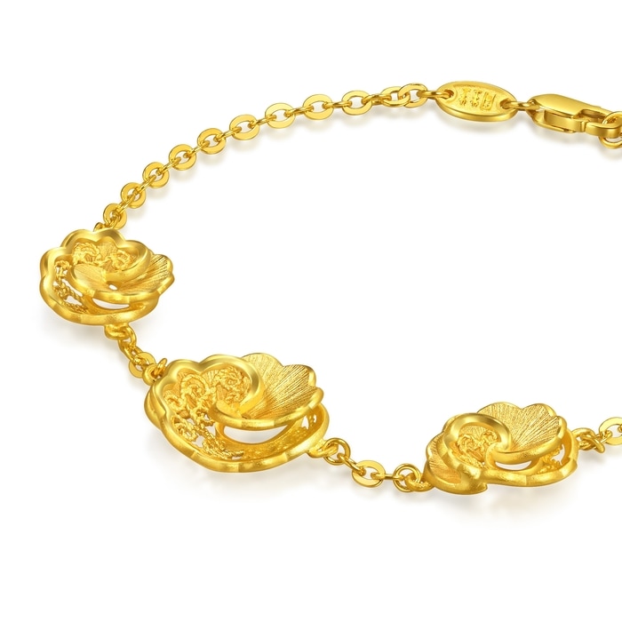 999.9黃金 手鍊 | 周生生珠寶 | 生生有囍 | 95839B - 5
