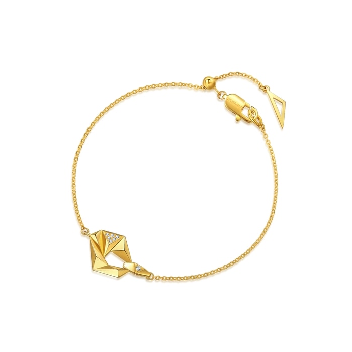 Solid Gold Bracelet | Chow Sang Sang Jewellery | 95862B - 4