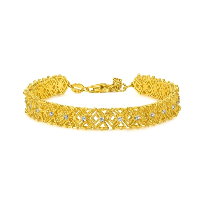 999黃金 手鍊 | 周生生珠寶 | Cultural Blessings 「文化祝福」 | 95901B - 1