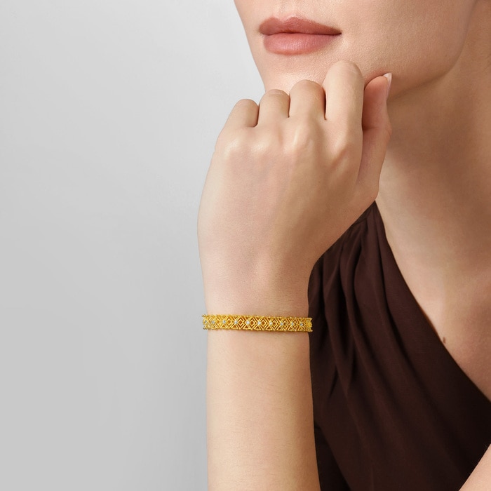 999黃金 手鍊 | 周生生珠寶 | Cultural Blessings 「文化祝福」 | 95901B - 2