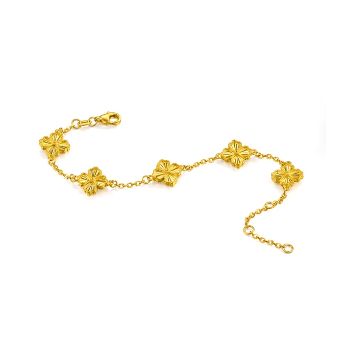 Solid Gold Bracelet | Chow Sang Sang Jewellery | Essence | 95934B - 6