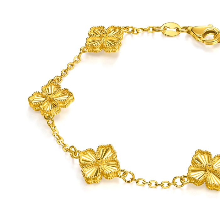 Solid Gold Bracelet | Chow Sang Sang Jewellery | Essence | 95934B - 4