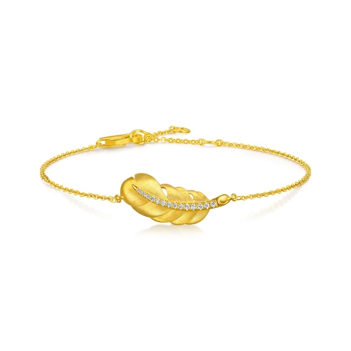 Solid Gold Bracelet | Chow Sang Sang Jewellery | Love Decode | 95956B - 1