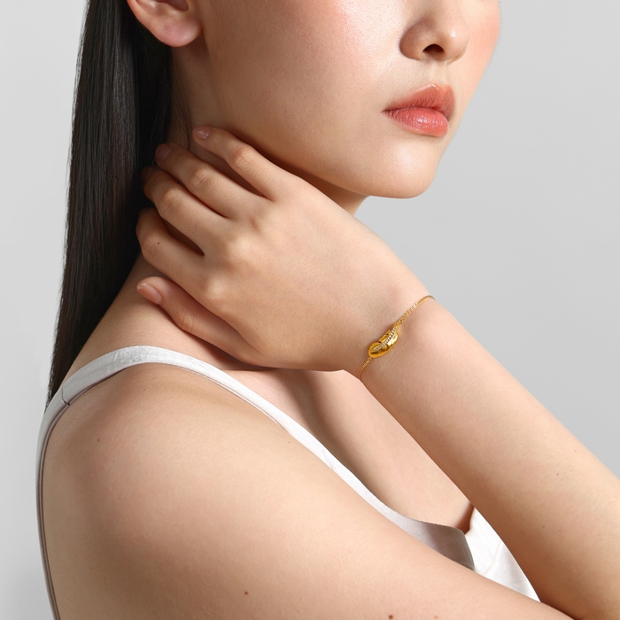 Solid Gold Bracelet | Chow Sang Sang Jewellery | Love Decode | 95956B - 3