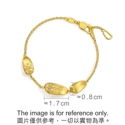 999 Gold Diamond Bracelet