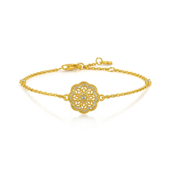 Solid Gold Bracelet | Chow Sang Sang Jewellery | Cultural Blessings | 95992B - 1