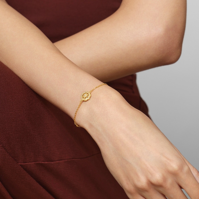 Solid Gold Bracelet | Chow Sang Sang Jewellery | Cultural Blessings | 95992B - 2