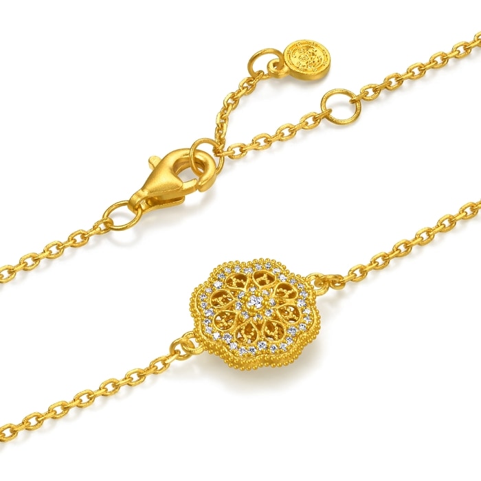 Solid Gold Bracelet | Chow Sang Sang Jewellery | Cultural Blessings | 95992B - 6