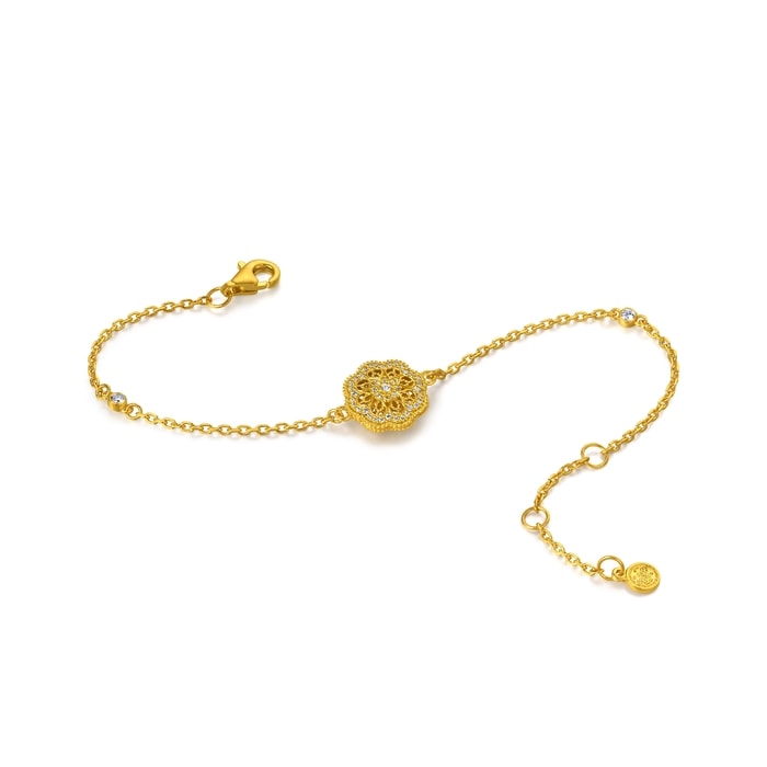 Solid Gold Bracelet | Chow Sang Sang Jewellery | Cultural Blessings | 95992B - 7
