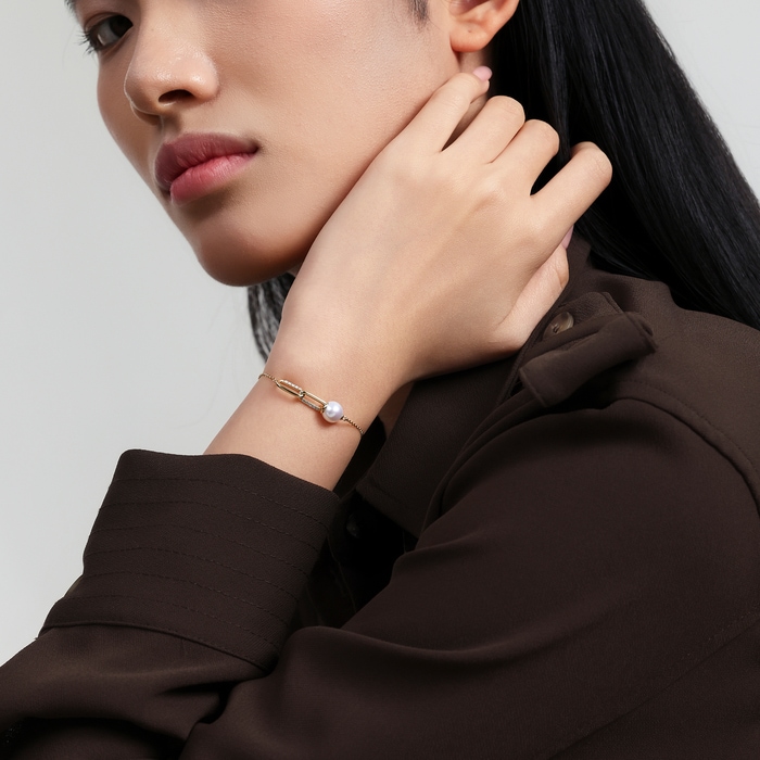 18K黃色黃金 手鍊 | 周生生珠寶 | 96105B - 3