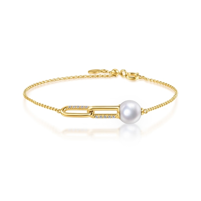 18K黃色黃金 手鍊 | 周生生珠寶 | 96105B - 1