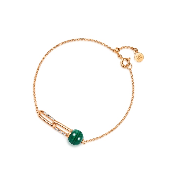 18K玫瑰金 手鍊 | 周生生珠寶 | 96105B - 4