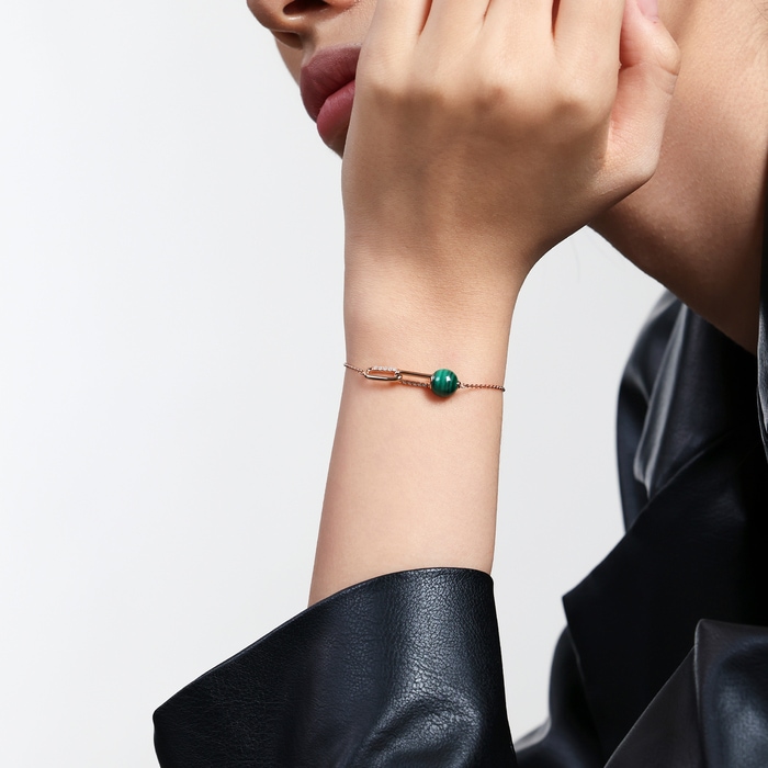 18K玫瑰金 手鍊 | 周生生珠寶 | 96105B - 2