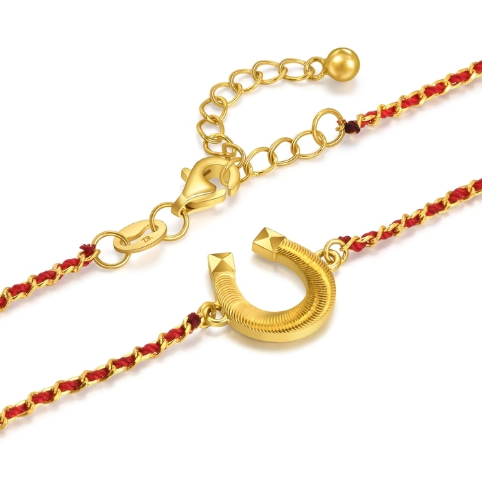 999黃金 手鍊 | 周生生珠寶 | Essence「永」 | 96140B - 4