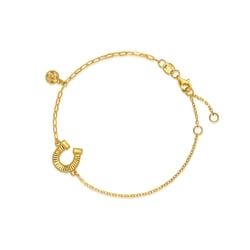 足金馬蹄鐵手鍊