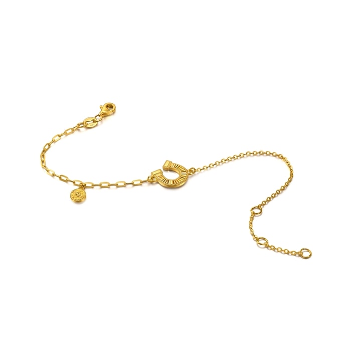 999黃金 手鍊 | 周生生珠寶 | Essence「永」 | 96141B - 7