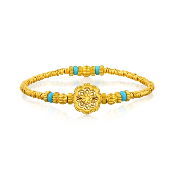 999.9黃金 手鍊 | 周生生珠寶 | Cultural Blessings 「文化祝福」 | 96182B - 7