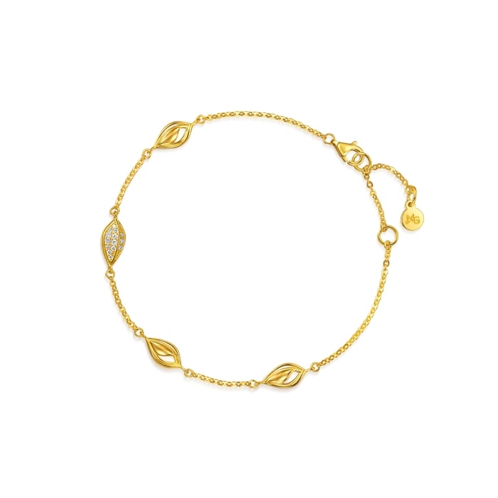 Solid Gold Bracelet | Chow Sang Sang Jewellery | 96184B - 1