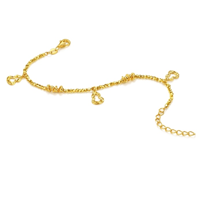 999黃金 手鍊 | 周生生珠寶 | Essence「永」 | 96193B - 4