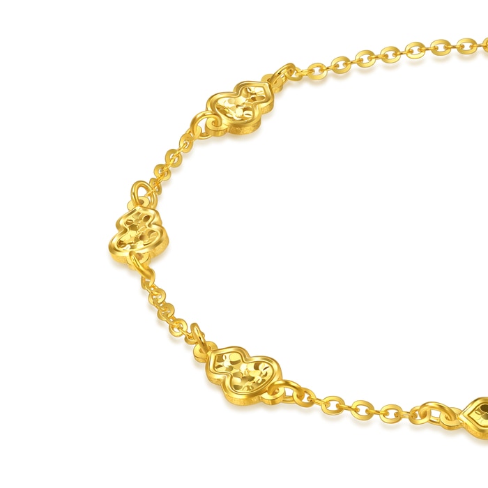 Solid Gold Bracelet | Chow Sang Sang Jewellery | Essence | 96208B - 4