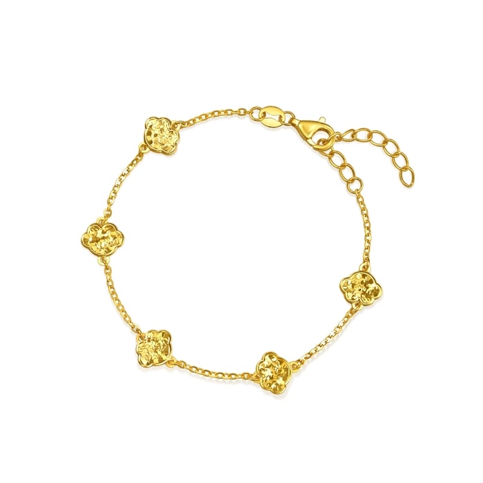 999黃金 手鍊 | 周生生珠寶 | Essence「永」 | 96222B - 1