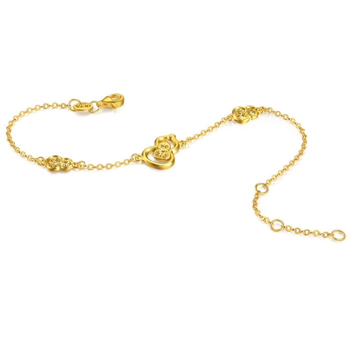 999黃金 手鍊 | 周生生珠寶 | Essence「永」 | 96249B - 7