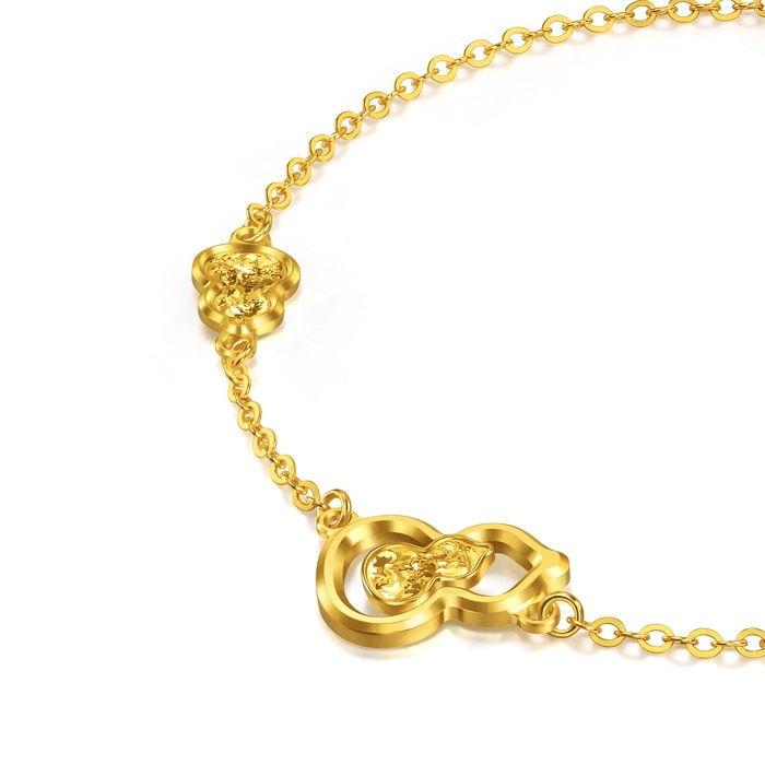 Solid Gold Bracelet | Chow Sang Sang Jewellery | Essence | 96249B - 5