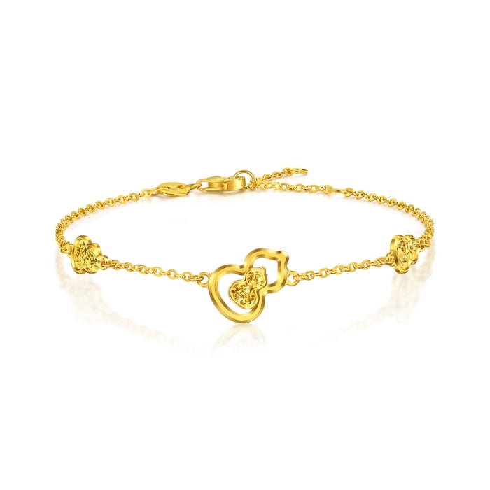 999黃金 手鍊 | 周生生珠寶 | Essence「永」 | 96249B - 4