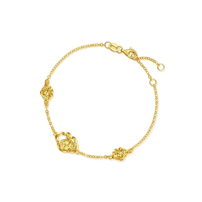Solid Gold Bracelet | Chow Sang Sang Jewellery | Essence | 96250B - 1