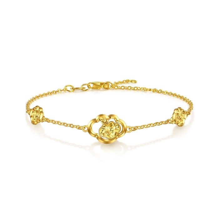 Solid Gold Bracelet | Chow Sang Sang Jewellery | Essence | 96250B - 4