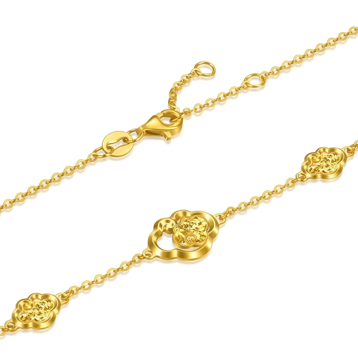 Solid Gold Bracelet | Chow Sang Sang Jewellery | Essence | 96250B - 6