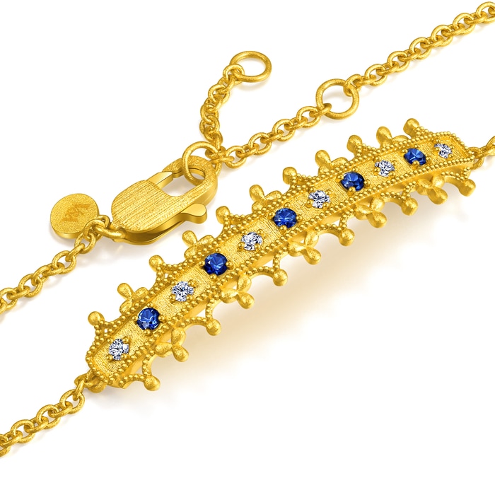 Solid Gold Bracelet | Chow Sang Sang Jewellery | 96362B - 3