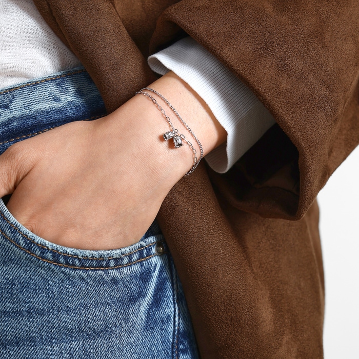 950 Platinum Bracelet | Chow Sang Sang Jewellery | Essence | 96394B - 2