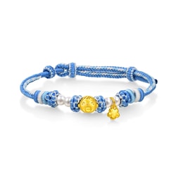 'Minna No Tabo' 999 Gold Bracelet