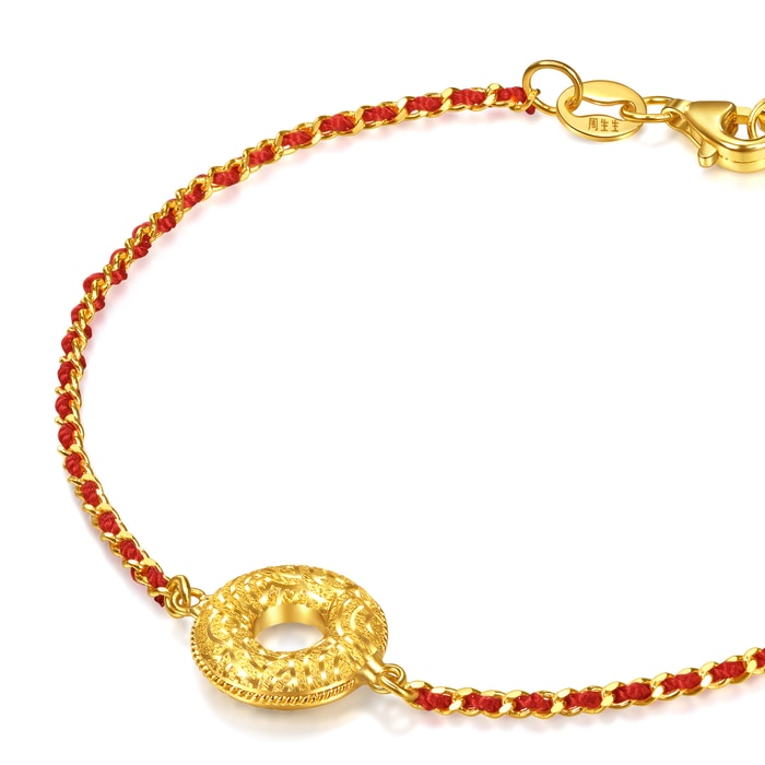 Solid Gold Bracelet | Chow Sang Sang Jewellery | Essence | 96433B - 5