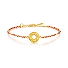 999.9 Gold Safety Clasp Bracelet