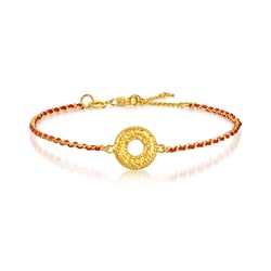 999.9 Gold Safety Clasp Bracelet