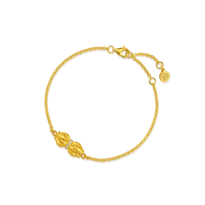 Solid Gold Bracelet | Chow Sang Sang Jewellery | Cultural Blessings | 96469B - 2
